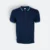 Hc24 honeycomb cvc polo shirt tipped collar and cuff navy pro-white-turquoise colour view
