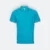 Hc24 honeycomb cvc polo shirt tipped collar and cuff turquoise colour view