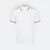 Hc24 honeycomb cvc polo shirt tipped collar and cuff white colour view