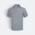 HC25 Honeycomb CVC Cut and Sew Polo Shirt Tipped Collar Ash Grey-Navy-Red Hc25 honeycomb cvc cut and sew polo shirt tipped collar ash grey-navy-red colour view