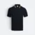 HC25 Honeycomb CVC Cut and Sew Polo Shirt Tipped Collar Black-Golden Yellow-White Hc25 honeycomb cvc cut and sew polo shirt tipped collar black-golden yellow-white colour view