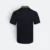 HC25 Honeycomb CVC Cut and Sew Polo Shirt Tipped Collar Black-Golden Yellow-White Hc25 honeycomb cvc cut and sew polo shirt tipped collar black-golden yellow-white back view