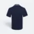 HC25 Honeycomb CVC Cut and Sew Polo Shirt Tipped Collar Navy-White-Red Hc25 honeycomb cvc cut and sew polo shirt tipped collar navy-white-red back view
