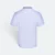 HC25 Honeycomb CVC Cut and Sew Polo Shirt Tipped Collar White-Navy-Light Blue Hc25 honeycomb cvc cut and sew polo shirt tipped collar white-navy-light blue back view