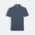 Hc26 honeycomb cvc short sleeve polo shirt contrast trim worn by model