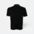 Hc27 honeycomb cvc polo shirt cut and sew black-sea blue-white back view