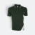Hc27 honeycomb cvc polo shirt cut and sew forest green-ash grey-white colour view