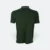 Hc27 honeycomb cvc polo shirt cut and sew forest green-ash grey-white back view