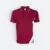 Hc27 honeycomb cvc polo shirt cut and sew maroon-ash grey-white colour view