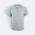 Hc29 honeycomb cvc polo shirt two-tone tipped collar ash grey-black colour view
