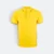 Hc29 honeycomb cvc polo shirt two-tone tipped collar golden yellow-black colour view