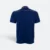 Hc29 honeycomb cvc polo shirt two-tone tipped collar navy pro-ash grey back view
