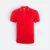 Hc29 honeycomb cvc polo shirt two-tone tipped collar red-ash grey colour view