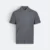 LC01 Premium CVC Short Sleeve Polo Shirt Dark Grey Lc01 premium cvc short sleeve polo shirt dark grey colour view