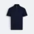 LC01 Premium CVC Short Sleeve Polo Shirt Navy Lc01 premium cvc short sleeve polo shirt navy colour view