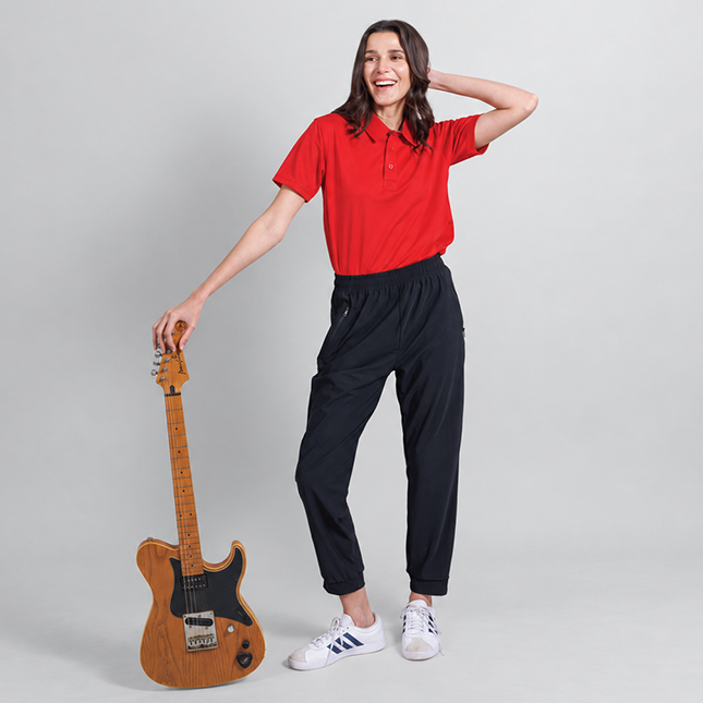 Lp07 unisex sport long pant worn by model