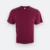 Ot01 oversized cotton short sleeve basic t-shirt maroon colour view