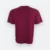 Ot01 oversized cotton short sleeve basic t-shirt maroon back view