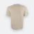 Ot01 oversized cotton short sleeve basic t-shirt sand back view
