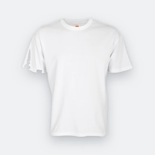 Ot01 oversized cotton short sleeve basic t-shirt white colour view