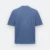 Ot02 oversized premium cotton basic t-shirt air force blue back view