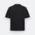 Ot02 oversized premium cotton basic t-shirt black back view