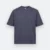 Ot02 oversized premium cotton basic t-shirt dark grey colour view