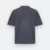 Ot02 oversized premium cotton basic t-shirt dark grey back view