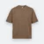 Ot02 oversized premium cotton basic t-shirt khaki colour view