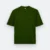 Ot02 oversized premium cotton basic t-shirt khaki green colour view