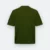 Ot02 oversized premium cotton basic t-shirt khaki green back view