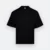Ot03 oversized premium cotton basic t-shirt black colour view