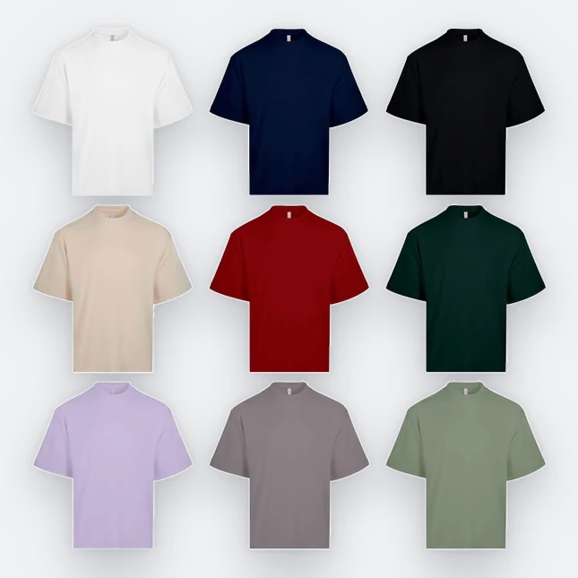 Ot03 oversized premium cotton basic t-shirt all colours
