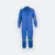 Ov02 cotton coverall with reflective tape light blue colour view
