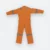 Ov02 cotton coverall with reflective tape orange back view