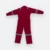 Ov02 cotton coverall with reflective tape red back view