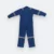 Ov02 cotton coverall with reflective tape royal back view