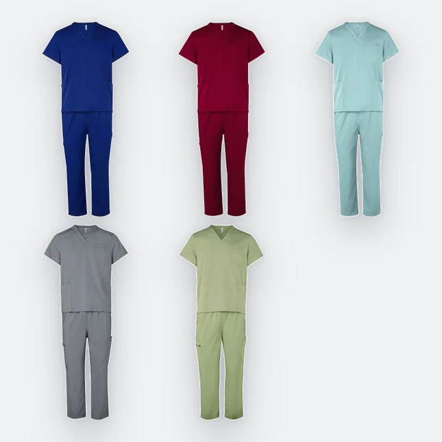PE10 Unisex Scrub Set (Top and Bottom) Colours Pe10 unisex scrub set (top and bottom) all colours