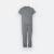 PE10 Unisex Scrub Set (Top and Bottom) Dark Grey Pe10 unisex scrub set (top and bottom) dark grey colour view