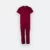 PE10 Unisex Scrub Set (Top and Bottom) Maroon Pe10 unisex scrub set (top and bottom) maroon colour view