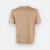 QD04 Quick Dry Short Sleeve Basic T-Shirt Caramel Qd04 quick dry short sleeve basic t-shirt caramel back view