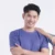 QD04 Quick Dry Short Sleeve Basic T-Shirt Model 1 Qd04 quick dry short sleeve basic t-shirt worn by model
