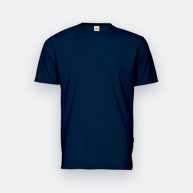 QD04 Quick Dry Short Sleeve Basic T-Shirt Navy Pro Qd04 quick dry short sleeve basic t-shirt navy pro colour view