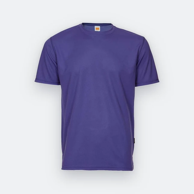 QD04 Quick Dry Short Sleeve Basic T-Shirt Ultra Violet Qd04 quick dry short sleeve basic t-shirt ultra violet colour view