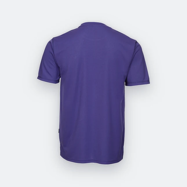 QD04 Quick Dry Short Sleeve Basic T-Shirt Ultra Violet Qd04 quick dry short sleeve basic t-shirt ultra violet back view