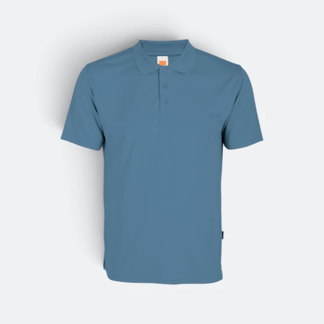 Qd06 quick dry short sleeve basic polo air force blue colour view