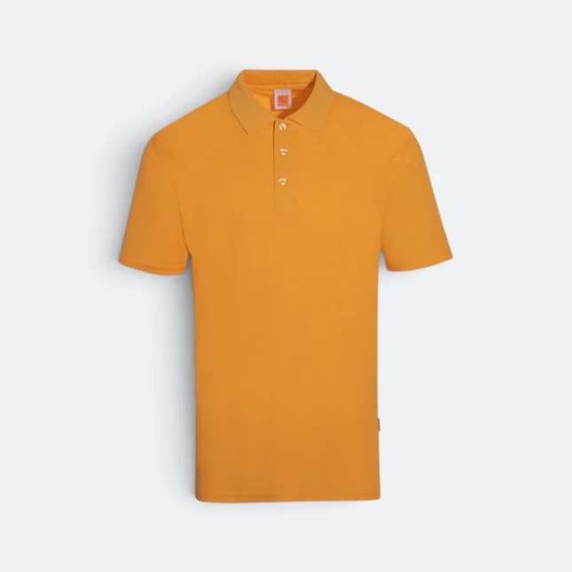 Qd06 quick dry short sleeve basic polo gold colour view