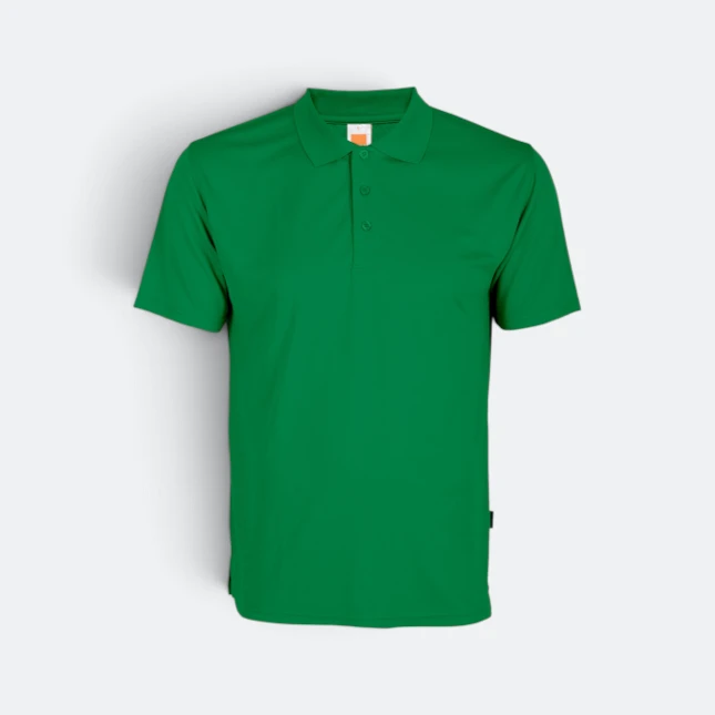 Qd06 quick dry short sleeve basic polo milo green colour view