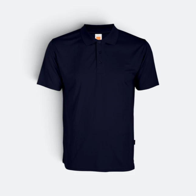Qd06 quick dry short sleeve basic polo navy colour view