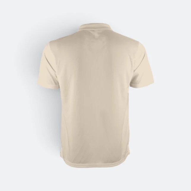Qd06 quick dry short sleeve basic polo sand back view